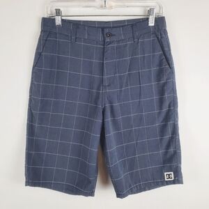 Dc 30 Gray plaid Chino‎ shorts
